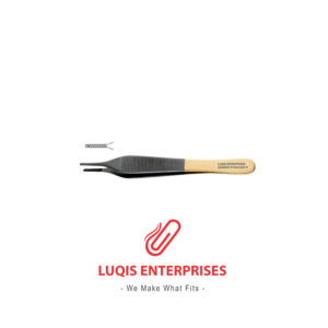 Adson Tissue Forceps - Tungsten Carbide Serrated 1x2 Teeth