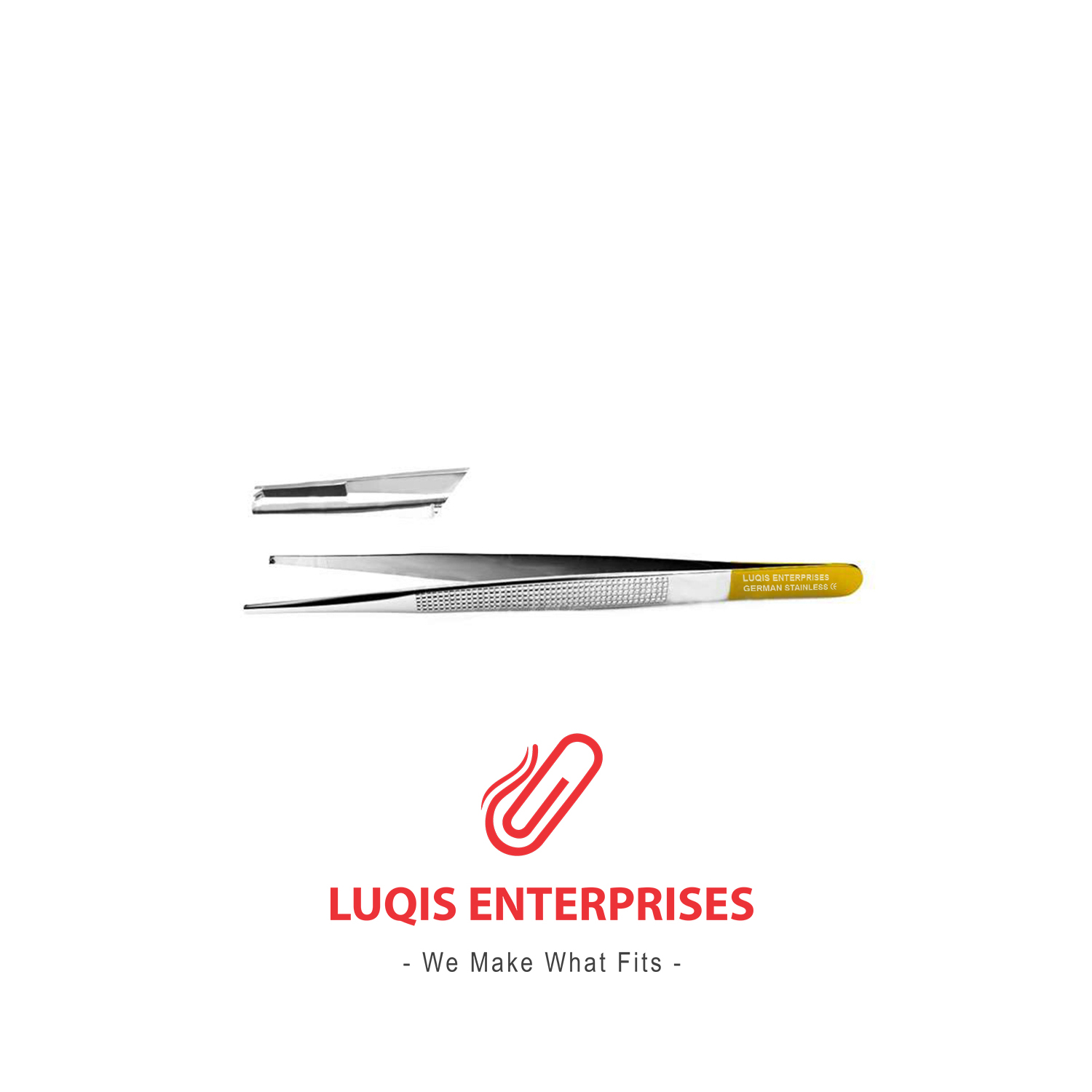 Bonney Tissue Forceps - Tungsten Carbide Serrated, Strong 1x2 Teeth