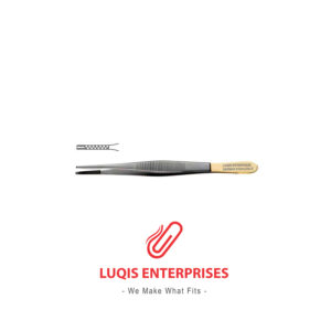 Brown Delicate Forceps - Tungsten Carbide Serrated