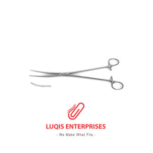 Harrington Artery Forceps - Longitudinal serrations, curved