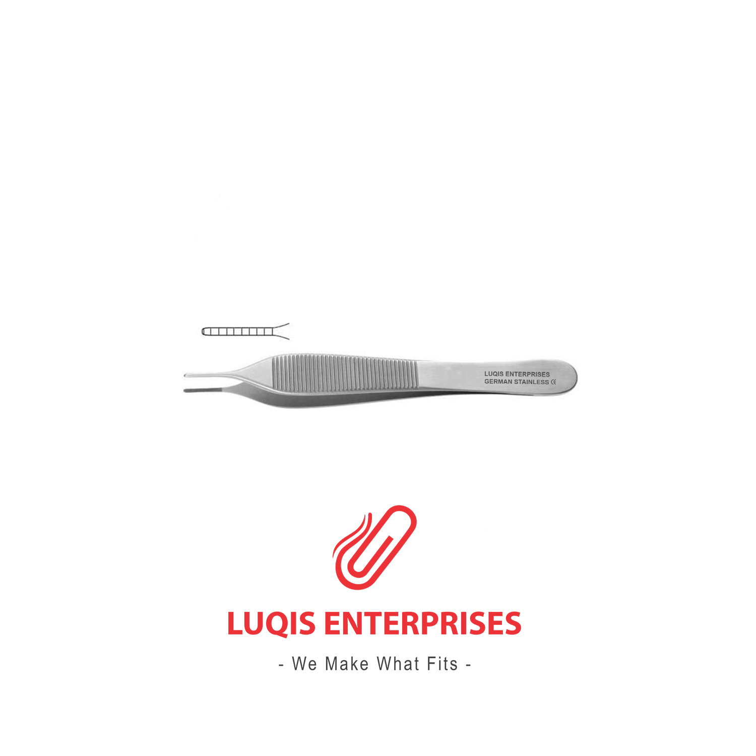 Adson Dressing Forceps - Delicate Serrated Jaw