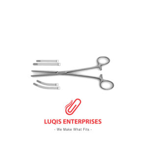 Rochester-Carmalt Forceps - longitudinal serrated Jaw W/ cross-serrated tips