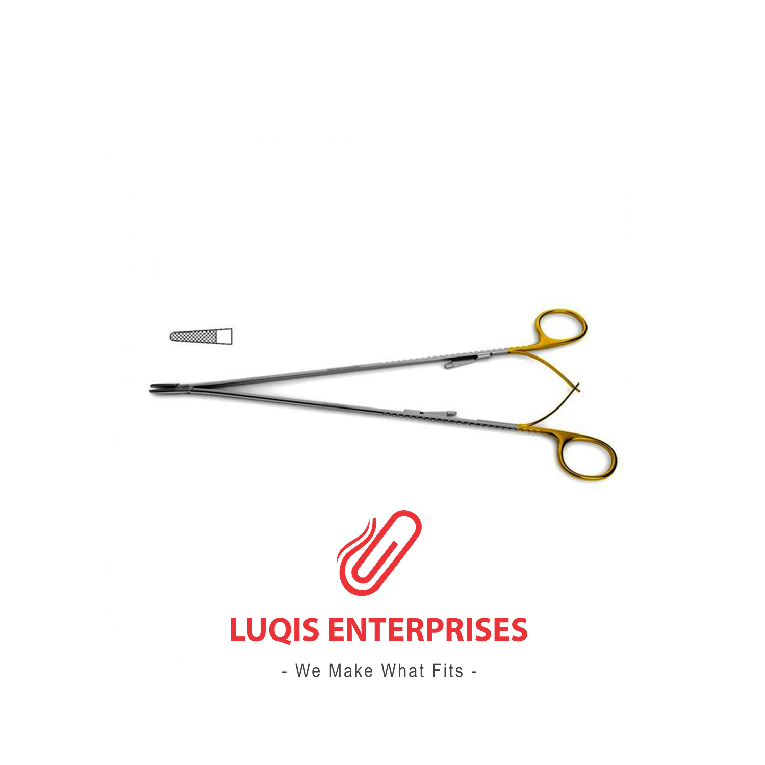 Diethrich Needle Holder - Tungsten Carbide, 1.0mm Jaw