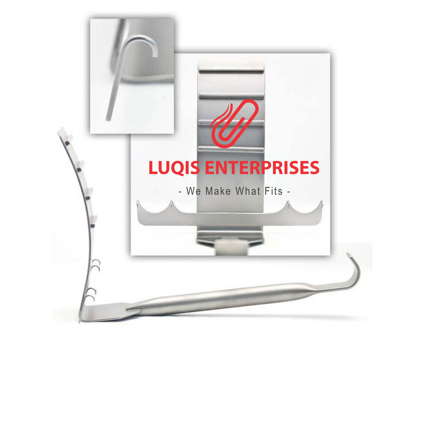 Saldanha solz abdominal retractor, 23.5cm