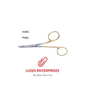 Foster-Gillies Needle Holder - TC Delicate Serrated Jaw