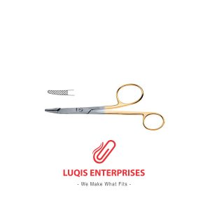 Gillies Needle Holder - Tungsten Carbide Serrated Jaw