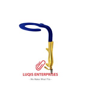 C Circular Breast Retractor Insulated With Fibre Optic Light