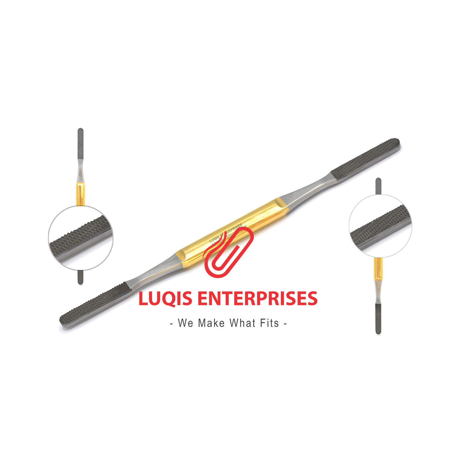 Fomon Nasal Rasp - Tungsten Carbide, Double Ended