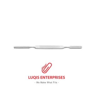 Fomon Nasal Rasp, Double-Ended, Flat & Convex Ends