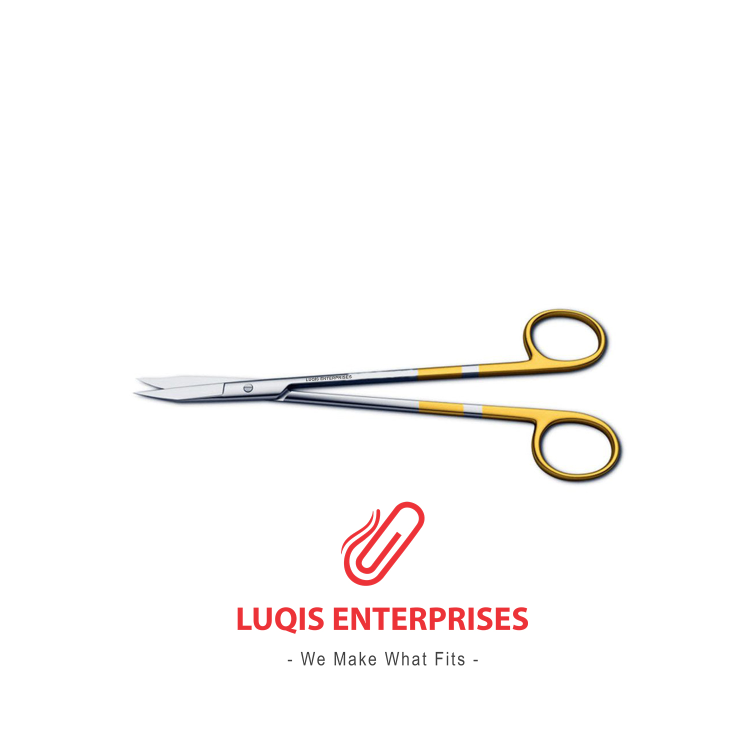 Davis Face Lift Scissors, Curved, Serrated