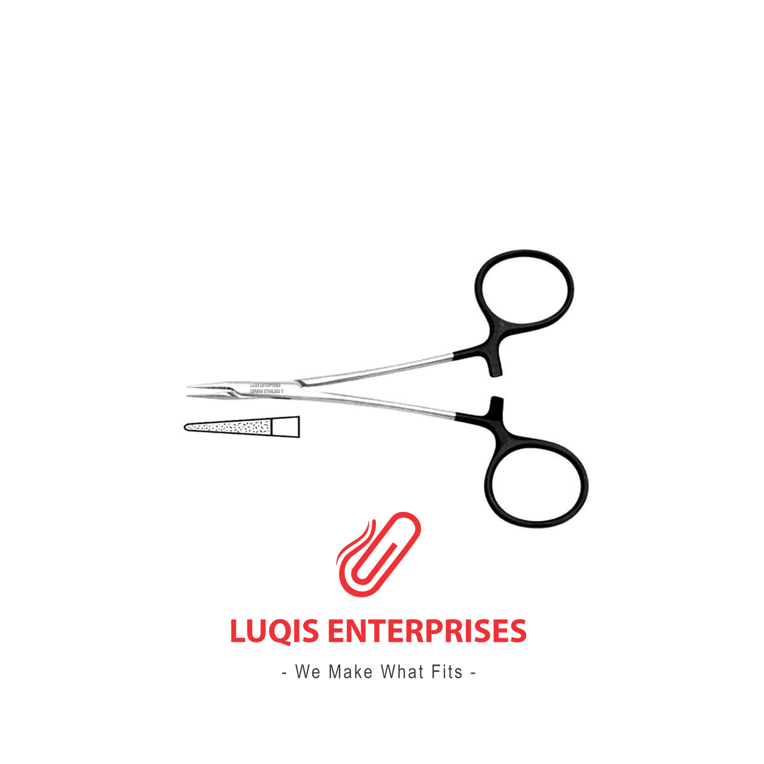 Micro Needle Holder - Fine Delicate Jaws W/ Diamond Dust