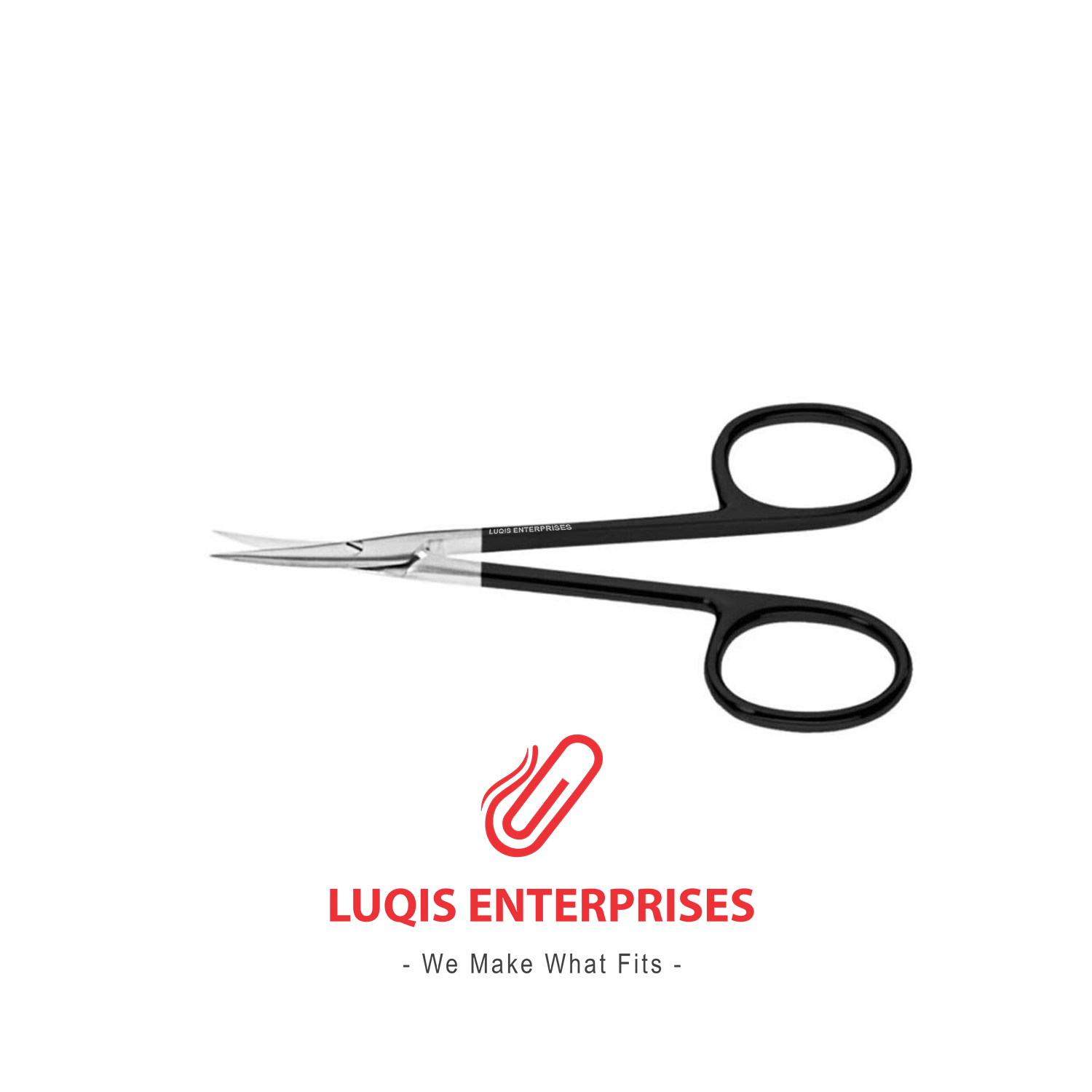 Devine Scissors, Curved Sharp Tips, Supercut serrated