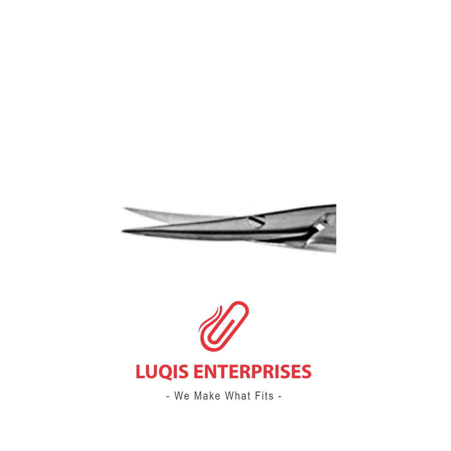 Devine Scissors, Curved Sharp Tips, Supercut serrated