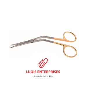 Aston SuperCut Scissors, (14cm), Angled, Serrated Blades TC