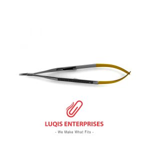 Spencer Needle Holder - TC w/ lock, 0.76 mm Jaw