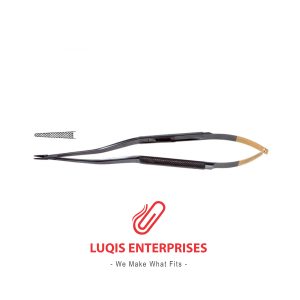 Tebbetts Intranasal Needle Holder - Bayonet, TC Serrated Jaw