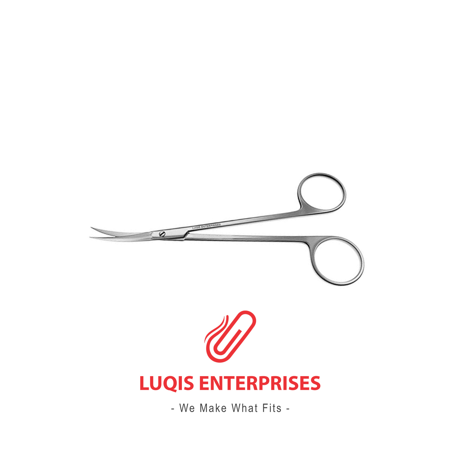 Goldman Nasal Scissors - Saber Back, Semi-sharp outer edges