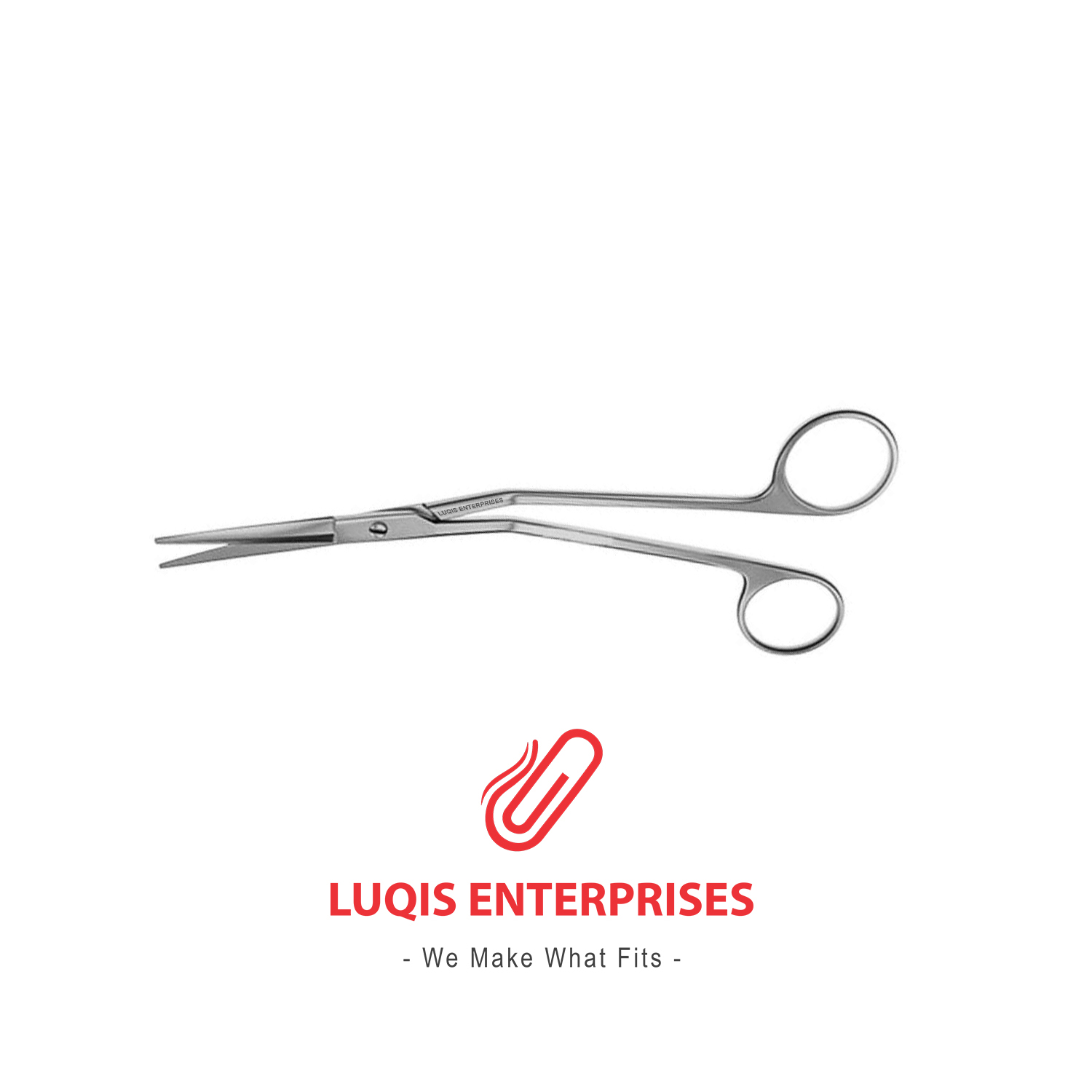 Gorney Nasal Cartilage Scissors angled, serrated, SuperCut