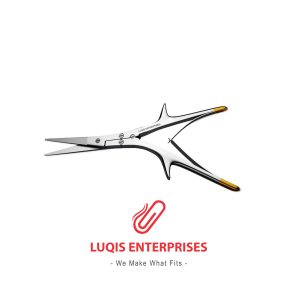 Gorney Turbinate Nasal Scissors, Angled, Serrated - TC