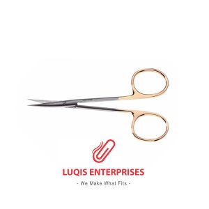Iris Scissors Fine Tips, Serrated - Tungsten Carbide