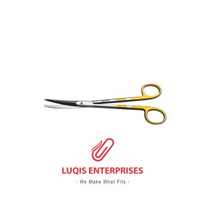 Kaye Facelift Scissors, Curved, Serrated Tungsten Carbide