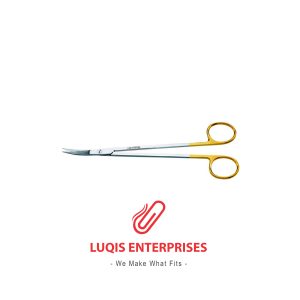 Kelly Dissecting Scissors, Curved - Serrated TC