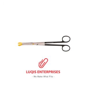 Solz Gold Tip Scissors - Curved Strong Double Beveled Blades