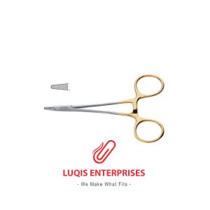 Derf Needle Holder - Tungsten Carbide Serrated Jaws