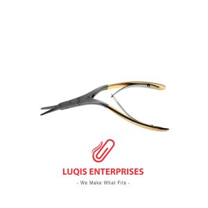 Caplan Septum Scissors, Serrated,(20.5 cm), Angled TC