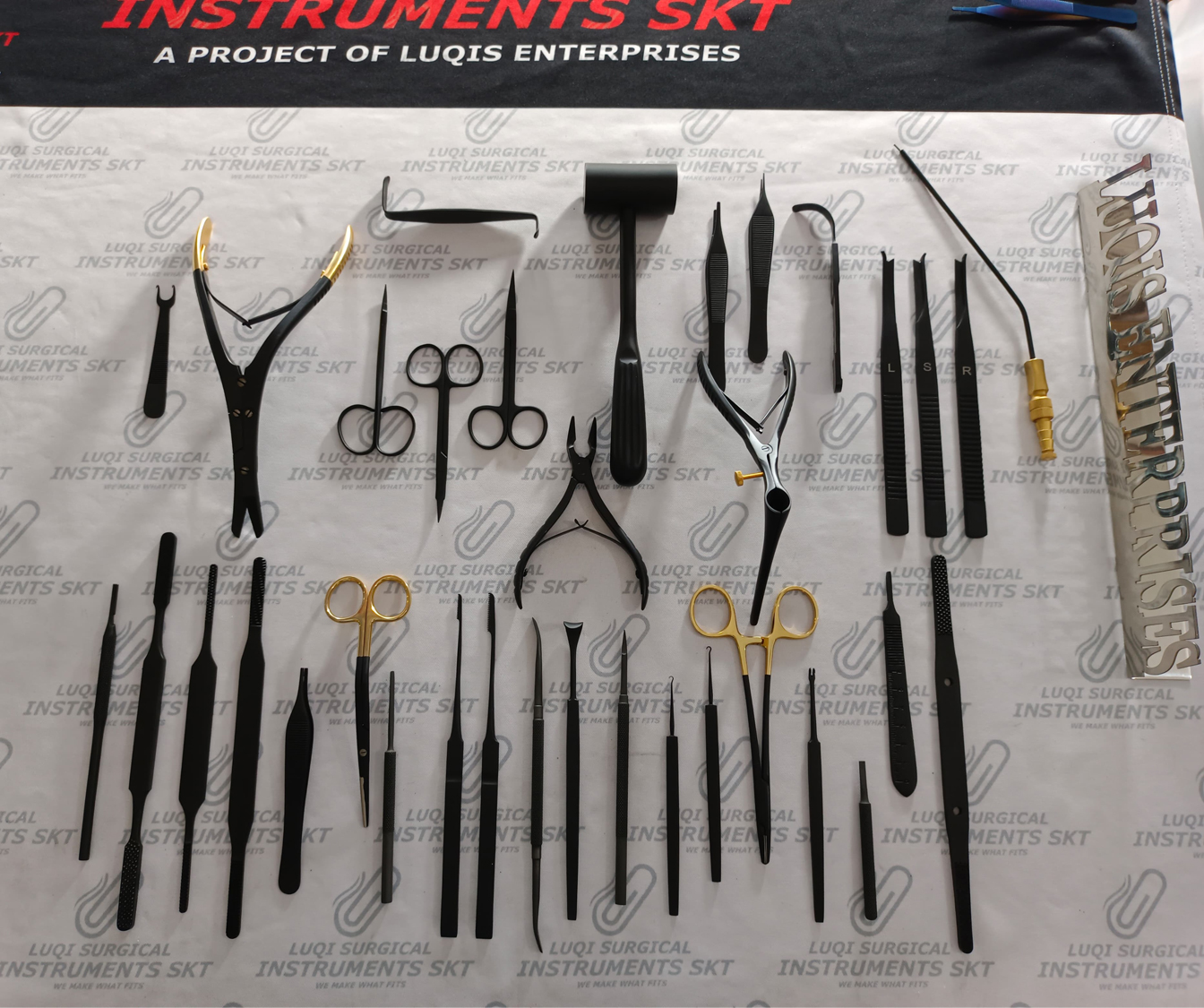 Advanced Rhinoplasty Set in Black Premium Coating