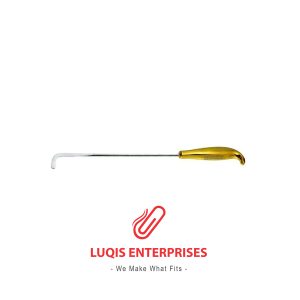 Tebbetts Angulated Breast Dissector - Malleable shaft, angled, hockey-stick spatula