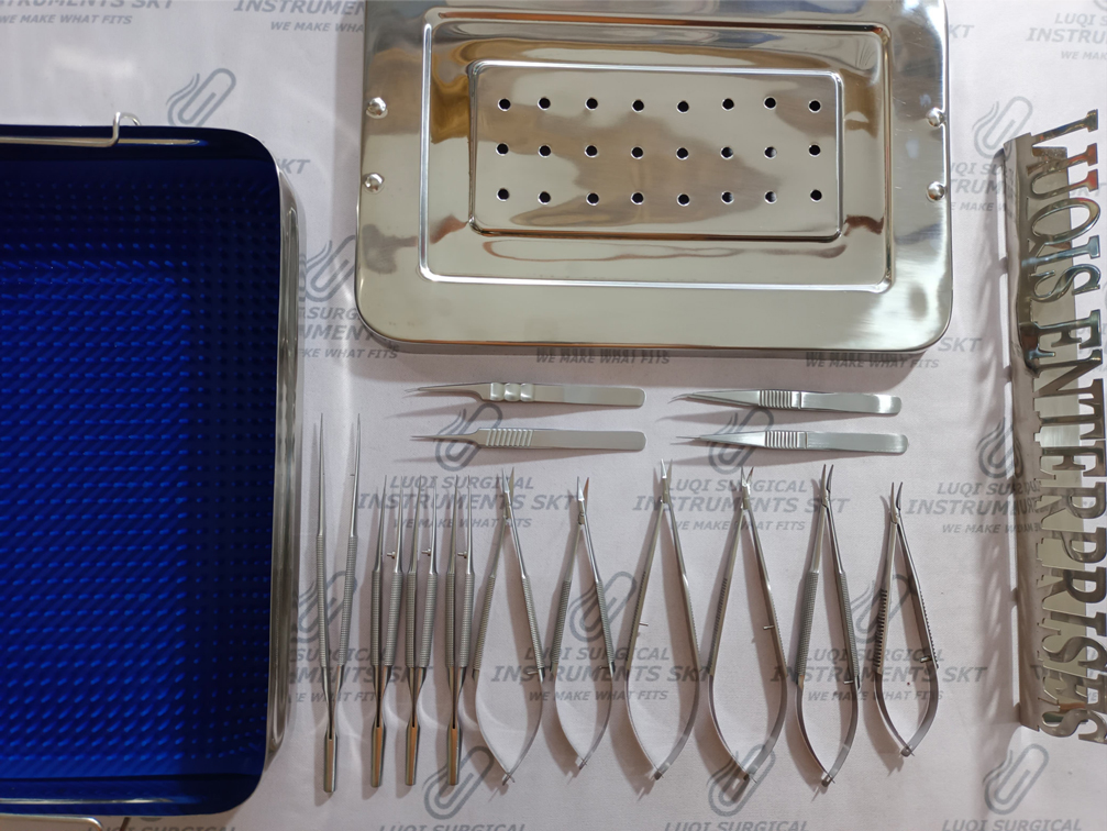 Ultra Fine Micro Instruments Set With Box Included Silicone Mat