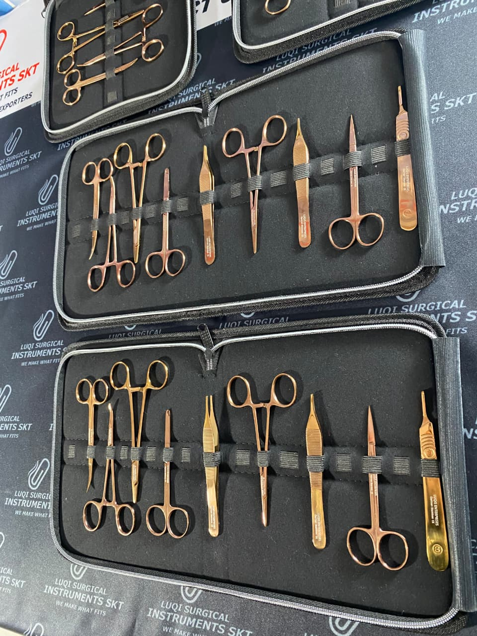 Small Surgical Instruments Set –Copper Brown Titanium Coated