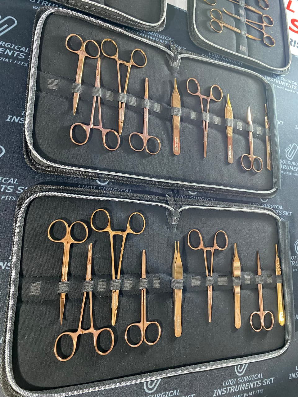Small Surgical Instruments Set –Copper Brown Titanium Coated