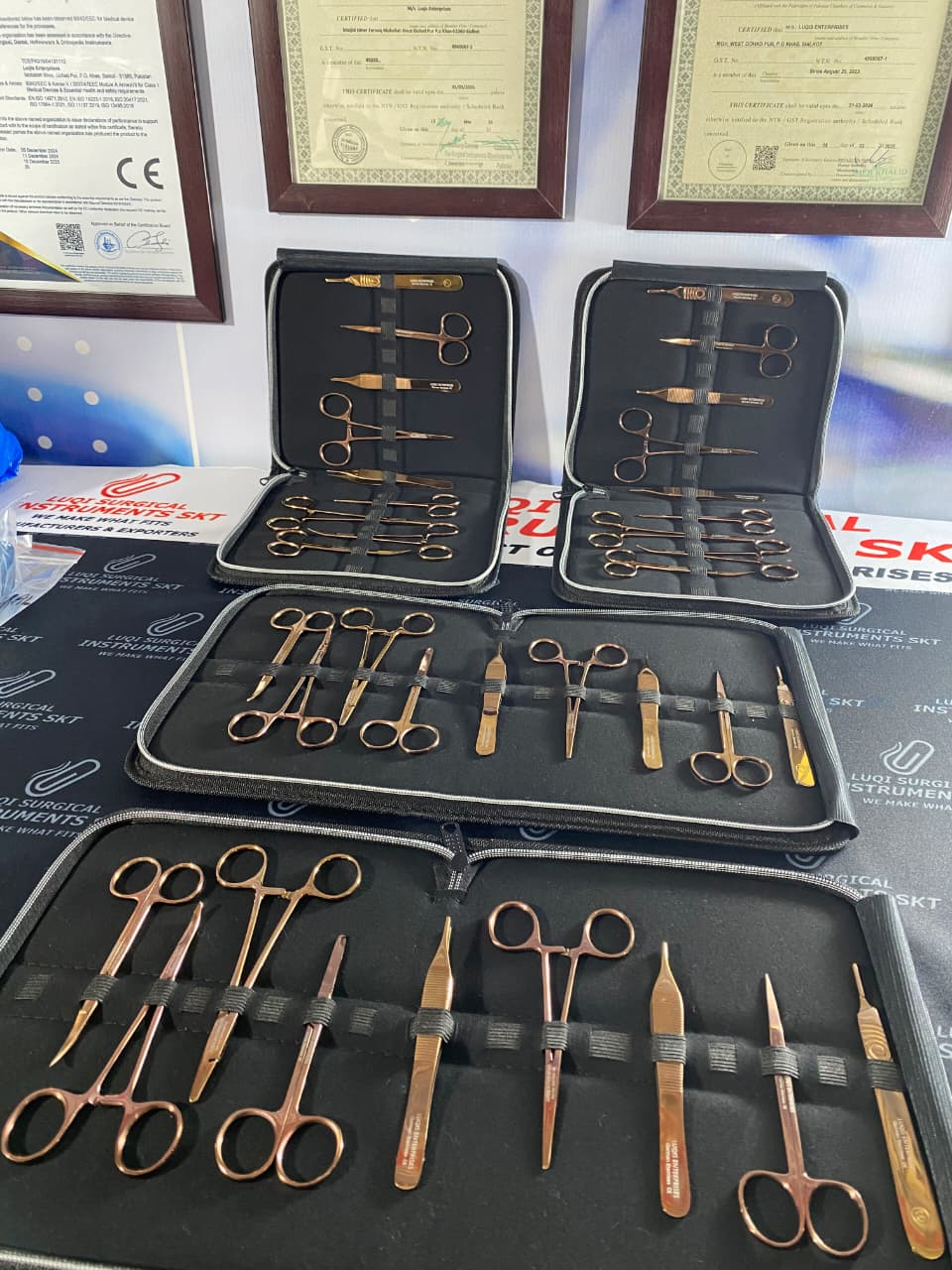 Small Surgical Instruments Set –Copper Brown Titanium Coated