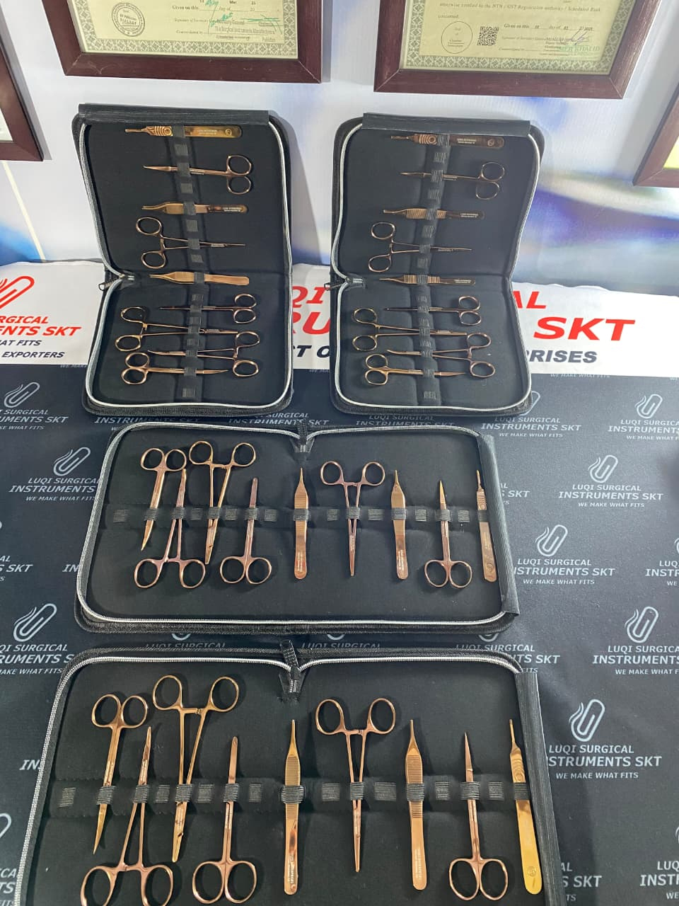 Small Surgical Instruments Set –Copper Brown Titanium Coated