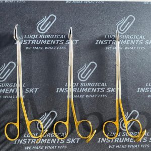 Trepsat TC Facial Flap Dissector Scissors Set – 3 Pcs