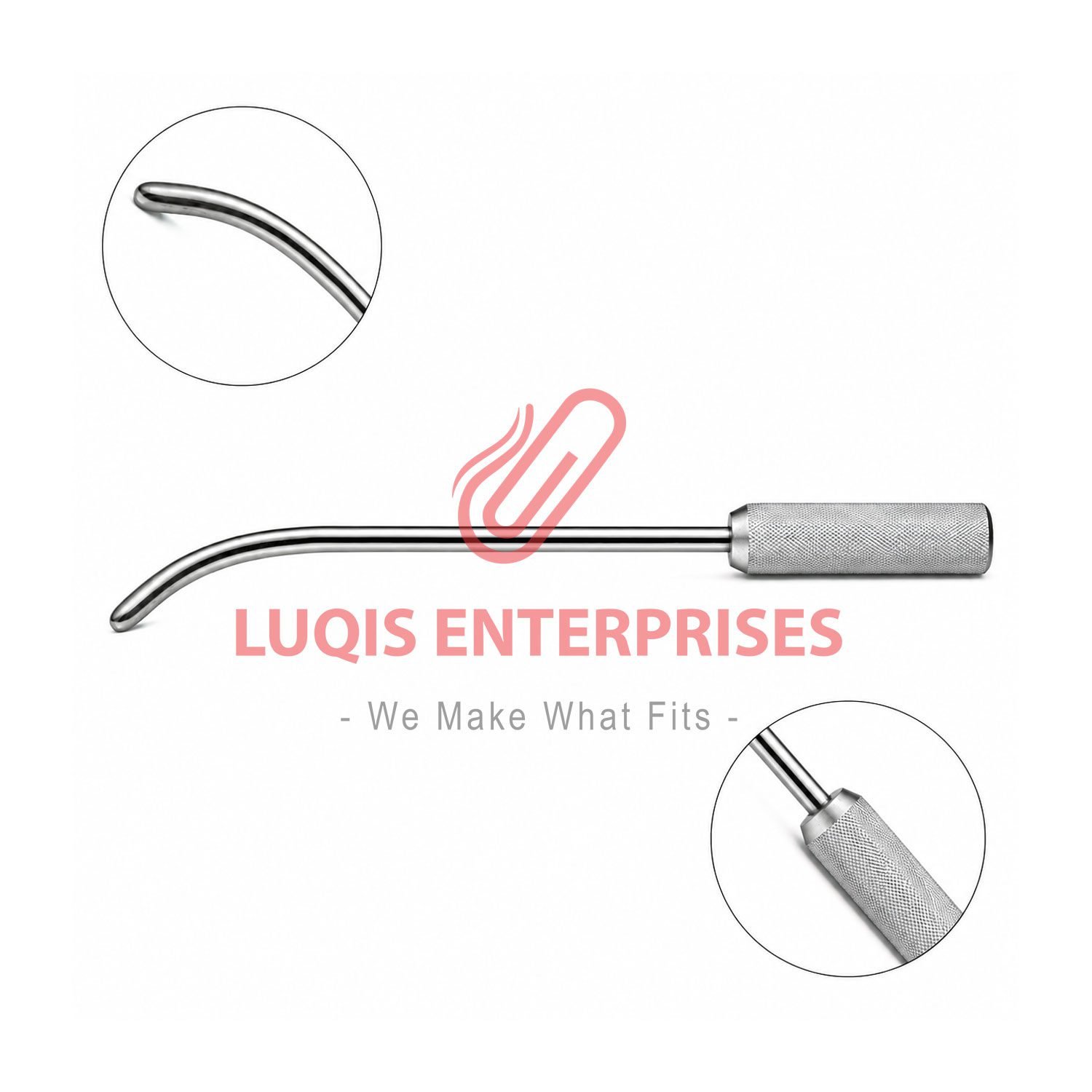 Silverstein Breast Dissector – 36 cm, Blunt Curved End