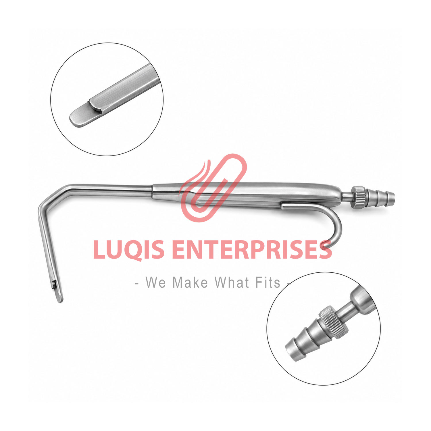Aufricht Nasal Retractor With Suction