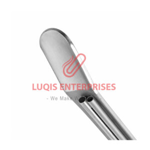 Tebbetts Fiber Optic Breast Augmentation Retractor, Double Handle, Smooth End